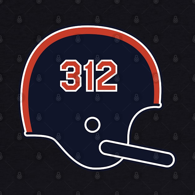 Chicago Bears 312 Helmet by Rad Love